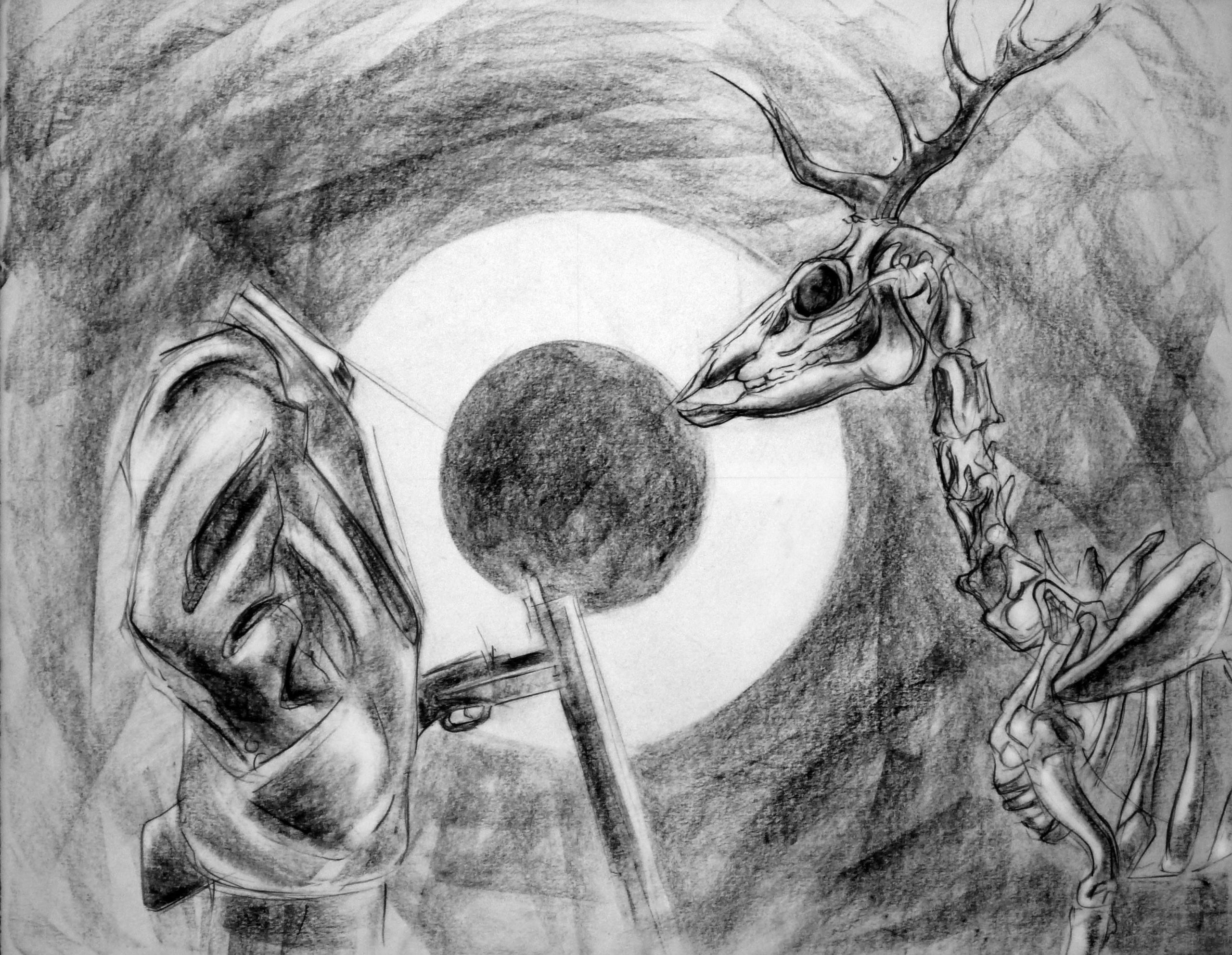 FA HUNTERS (Charcoal on Rives BFK)